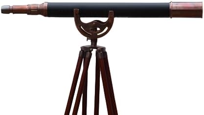 Mary Nautical Brass Telescope with Wooden Tripod Stand