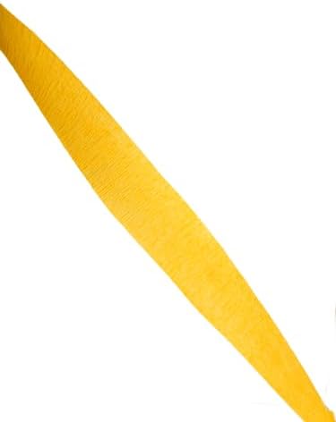 K-Kraft Goldenrod Crepe Paper Streamers 2 Rolls