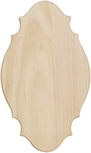 Walnut Hollow Pine French Provincial Signboard 6x10x063 Inch