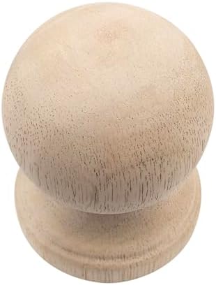 Unfinished Solid Wood Finials - Pack of 2 Style 4