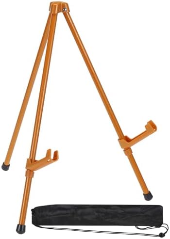 PATIKIL Tabletop Easel Stand for Display Brown