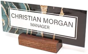 ARTSWAVE Acrylic Desk Name Plate Personalized Sign