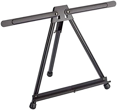 KINGART Adjustable Aluminum Easel - 15 to 21 Height - Portable and Durable