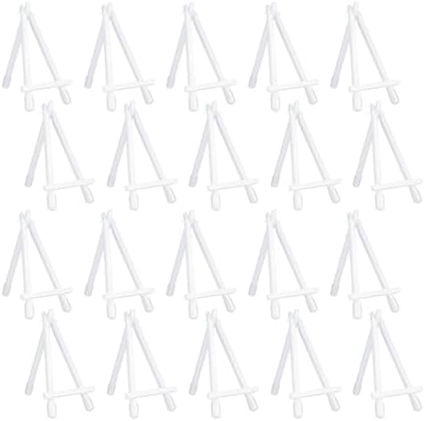 Mini Plastic Display Easel 20 Pcs for Art and Photo Display