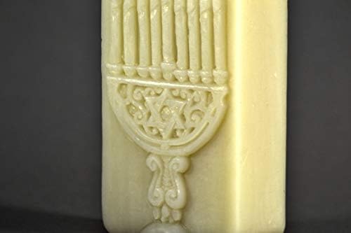 Menorah Candle Silicone Mold 5oz