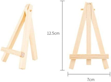 10 Pack Mini Wood Display Easels for Art Wedding and Party Use