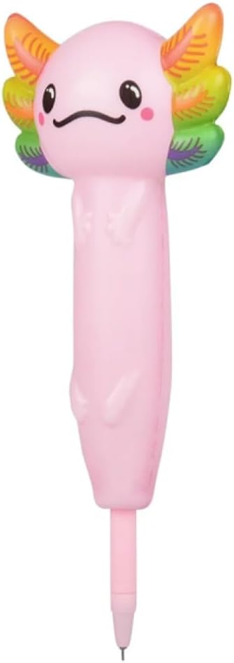 Axolotl Squishy Pens 8 In 3 Pack - Office School Fun