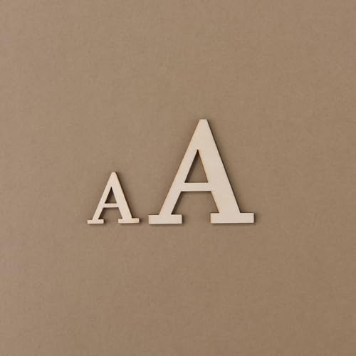 2 Inch 120 Pcs Wooden Greek Letters Set