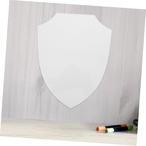 Ciieeo 2pcs Unfinished Shield Photo Frame for Sublimation Crafting