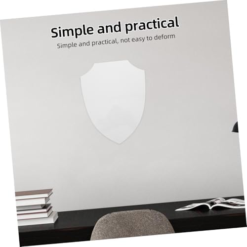 Ciieeo 2pcs Unfinished Shield Photo Frame for Sublimation Crafting