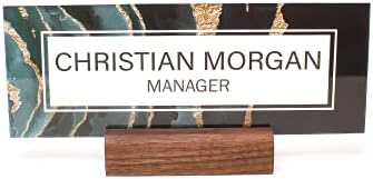 ARTSWAVE Acrylic Desk Name Plate Personalized Sign