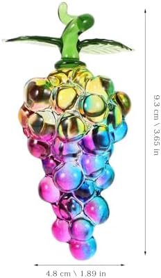 Crystal Grape Figurine Decor Desk Paperweight
