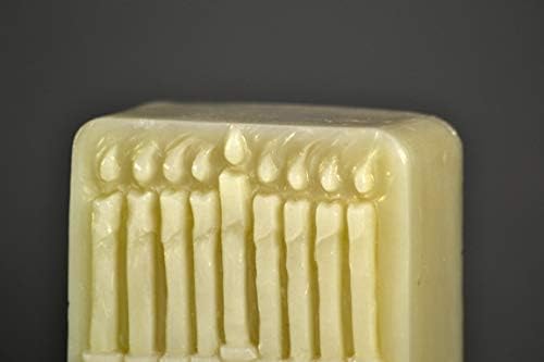 Menorah Candle Silicone Mold 5oz