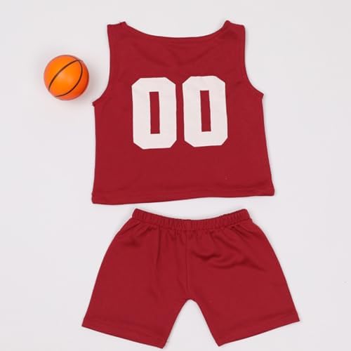 Newborn Photography Props Basketball Hat Pants Set for Baby Boy
