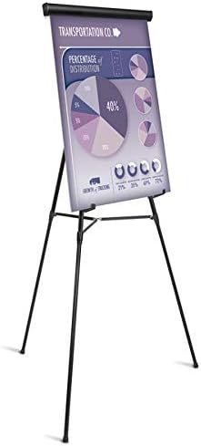 Office Depot Presentation Easel Black with Chart Holder