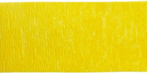 Blue and Gold Yellow Crepe Paper Streamers 4 Rolls