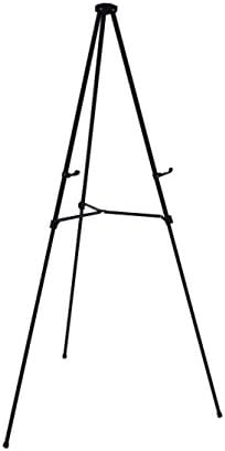Lightweight Aluminum Telescoping Easel 70 Inches Black