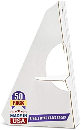Golden State Art 5 Inch Self Stick Easel Back Pack of 50
