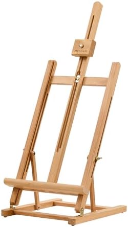 MEEDEN Large Wooden H-Frame Easel for Painting