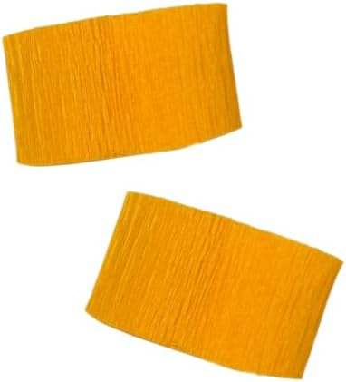 K-Kraft Goldenrod Crepe Paper Streamers 2 Rolls