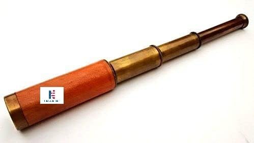 15 Inch Brass Pullout Telescope with Antique Look