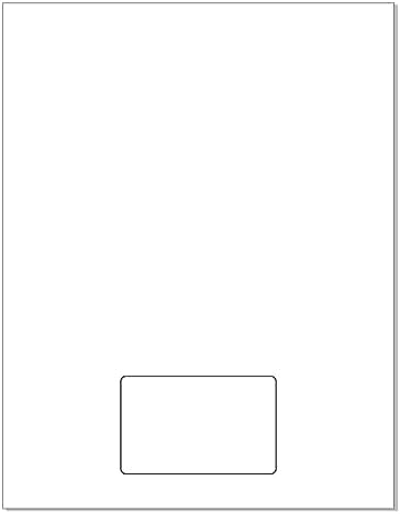 NextDayLabels Box of 500 Letter Size Forms with Integrated Card