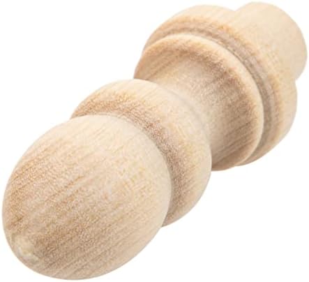 Turned Birch Finial 24375 Tall Pack of 2