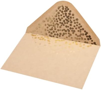 50 Pack Invitations with Gold Foil Youre Invited