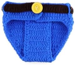 Vomdrok Newborn Cowboy Outfit for Baby Boy Girl Photo Shoots