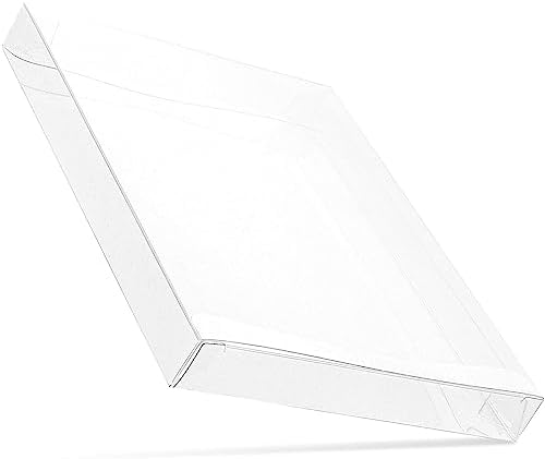 Juvale 50 Pack Clear Greeting Card Storage Boxes - 45x6 Inch