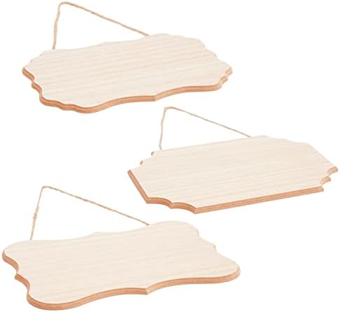 Juvale Wooden Plaques for Crafts 9x6 Inch 6 Pack