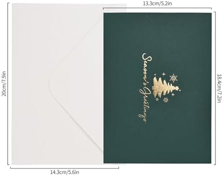 FIAMR 3D Embossed Silver Christmas Castle Card