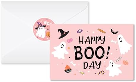 Kavoc Halloween Ghost Thank You Cards 36Pcs Set