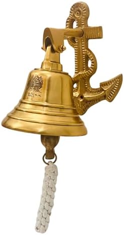 Anchor Ship Bell Large Wall Mounted Call Bell
