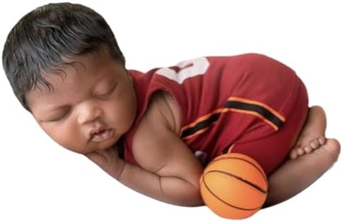 Newborn Photography Props Basketball Hat Pants Set for Baby Boy