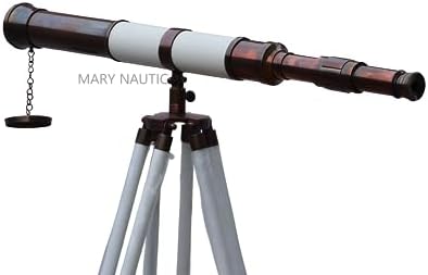 MARY NAUTICAL Maritime Style Telescope Decor