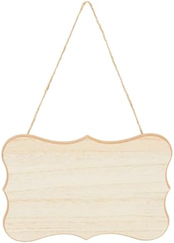 Juvale Wooden Plaques for Crafts 9x6 Inch 6 Pack