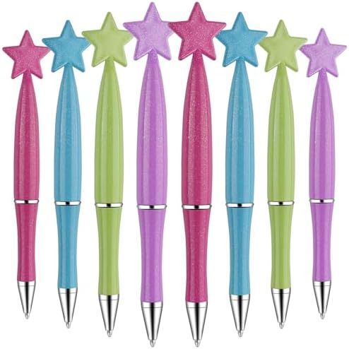 Zuazaor 24 Pack Glitter Star Star Party Pens