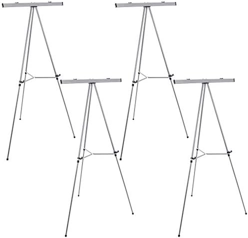 US Art Supply 4 Pack 66 High Flip Chart Easel Stand