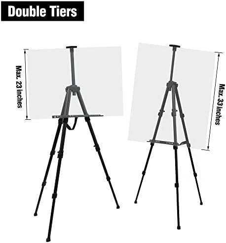 Artist Easel Stand 17 to 56 Inches Extra Thick Aluminum