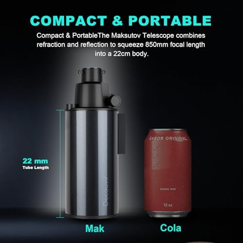HOROX Maksutov-Cassegrain Telescope 80mm 850mm Portable Travel Scope