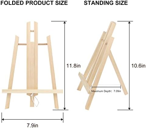 Kinlink 118 Inch Tall Wood Easels Set of 8