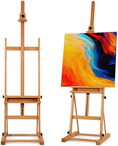 VISWIN Medium H-Frame Easel 67-95 Inch Adjustable with Storage Tray