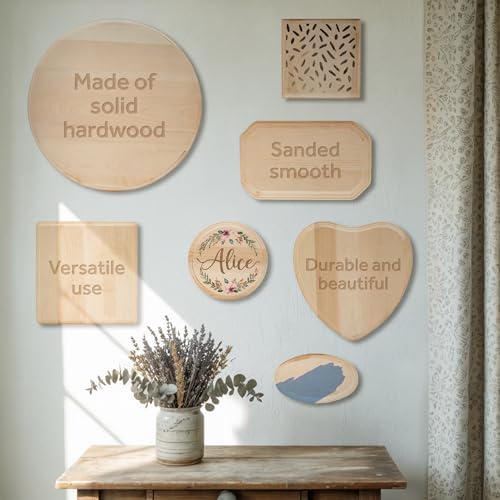 Wood Rectangle Plaque 5x2 Inches Unfinished Wood Craft Blanks