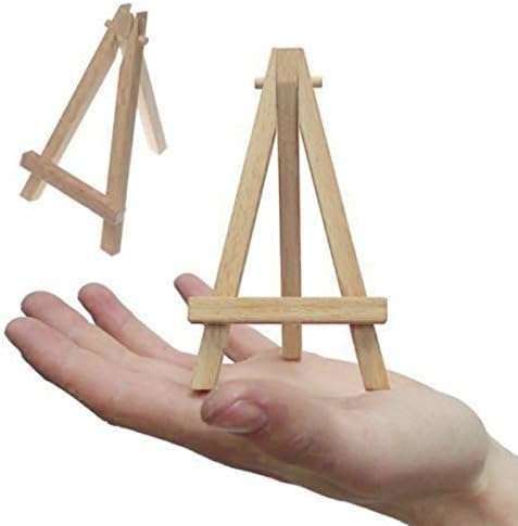 10pcs Mini Wood Easel for Wedding Table Display