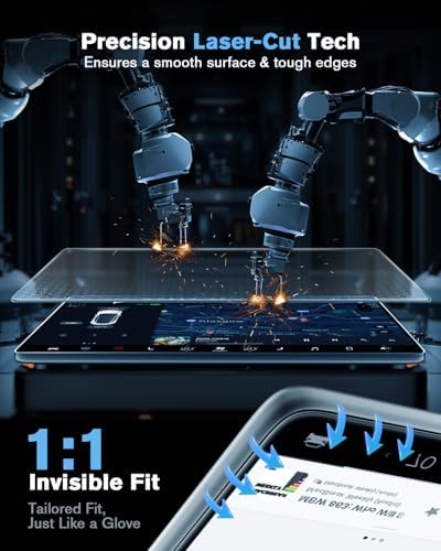 WEIPIN 8 Inch Tempered Glass Screen Protector for Traverse 2018-2023