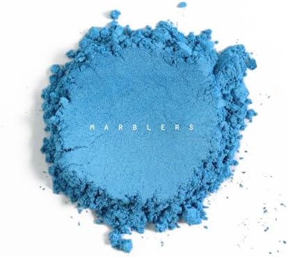 MARBLERS Cobalt Blue Mica Powder 3oz for Cosmetics Crafts