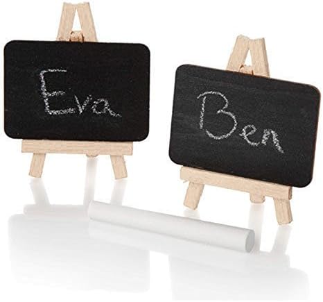10pcs Mini Wood Easel for Wedding Table Display
