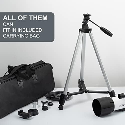 HEXEUM Telescope for Kids Adults 70mm Aperture AZ Mount