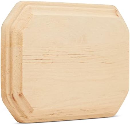 Wood Rectangle Plaque 5x2 Inches Unfinished Wood Craft Blanks